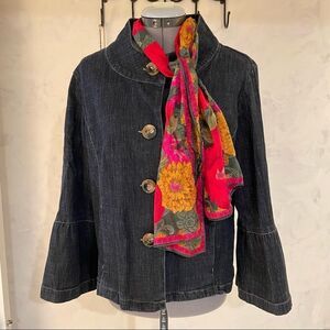 Lucious Floral Silk scarf Mint Vintage roses dahlias Mums reds greens fuschias